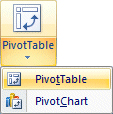 Excel 2007 PivotTable button
