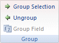 Excel 2007 PivotTable Group and Ungroup boutons