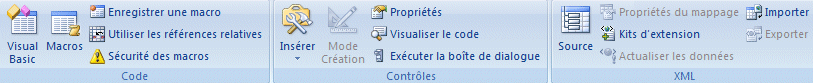 Excel 2007: Développeur-Introduction