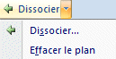 Excel 2007:Donnée-Dissocier