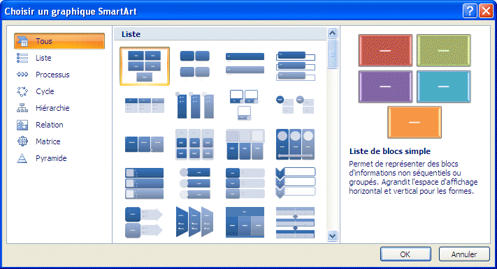 Office 2007 - SmartArt - Choose