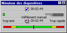 Timer of slides